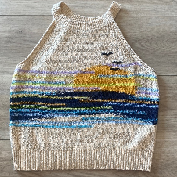 Pilcro Graphic Sweater Tank - Picture 3 of 8